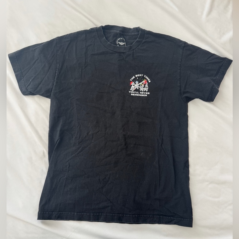 Black Graphic Men's T-Shirt